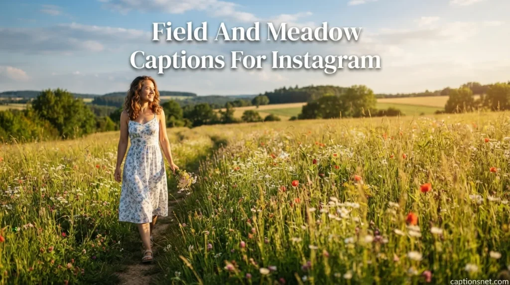 Field And Meadow Captions For Instagram