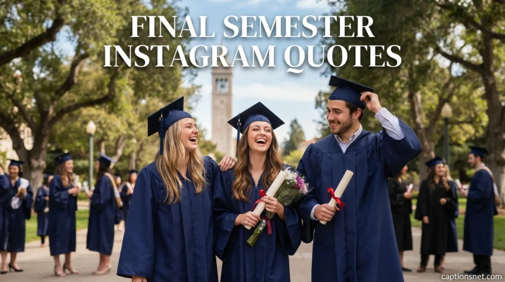Final Semester Instagram Quotes