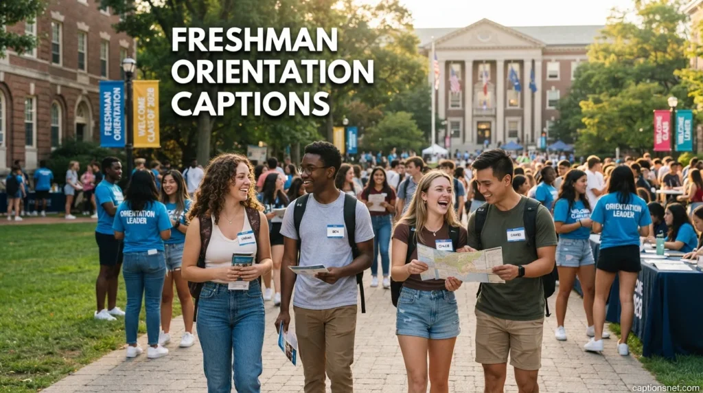 Freshman Orientation Captions