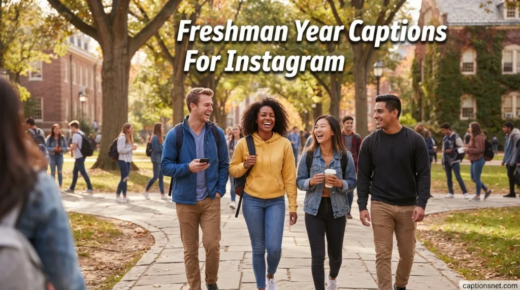 Freshman Year Captions For Instagram