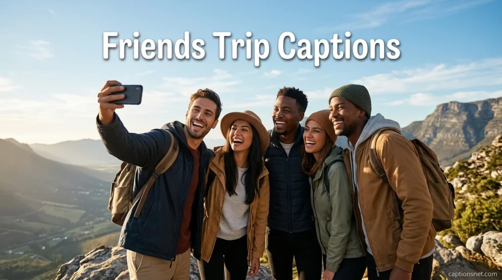 Friends Trip Captions