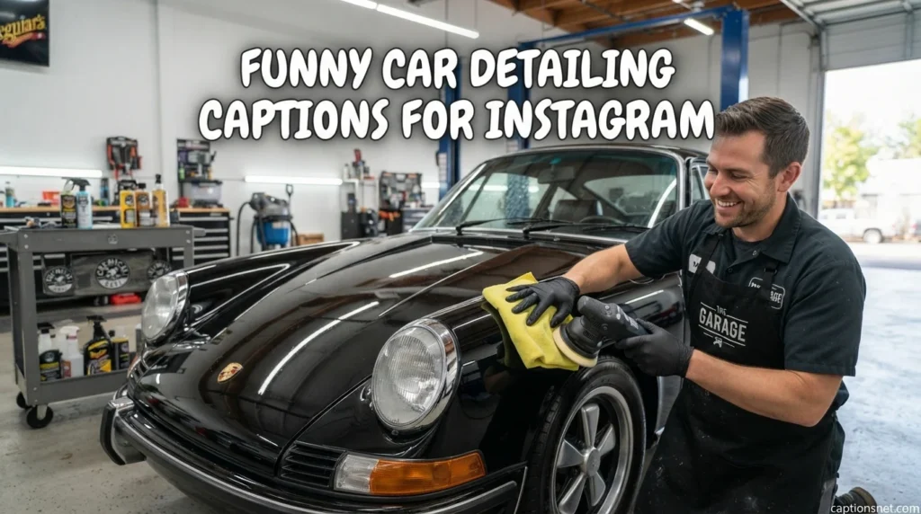 Funny Car Detailing Captions for Instagram