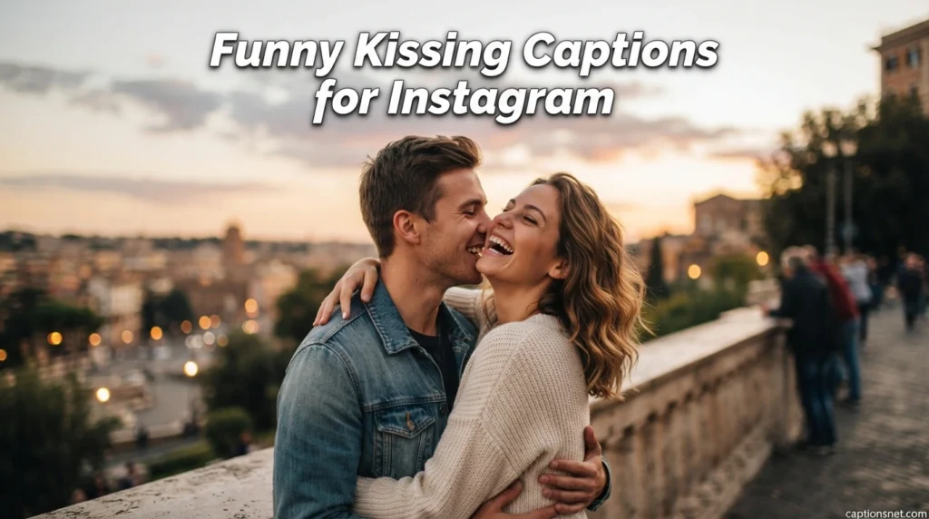 Funny Kissing Captions for Instagram