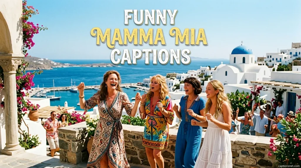 Funny Mamma Mia Captions