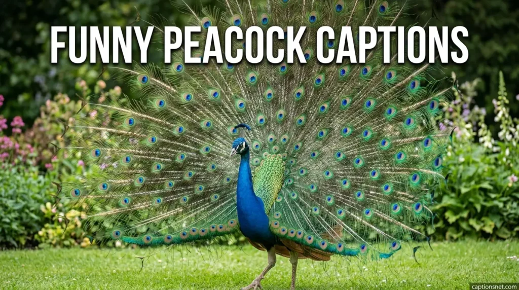 Funny Peacock Captions