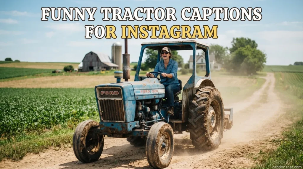 Funny Tractor Captions for Instagram