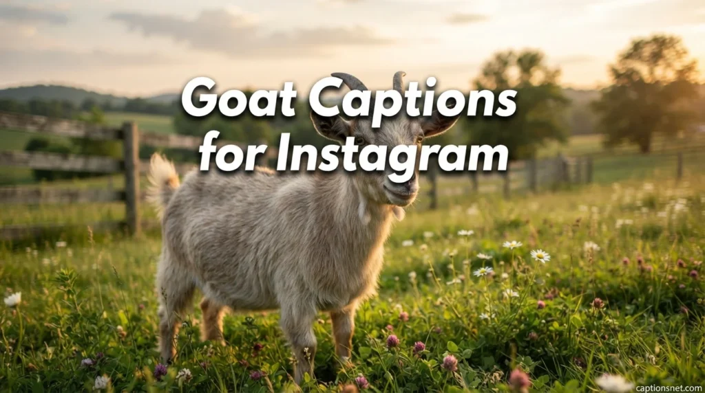 Goat Captions for Instagram