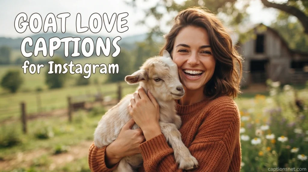 Goat Love Captions for Instagram