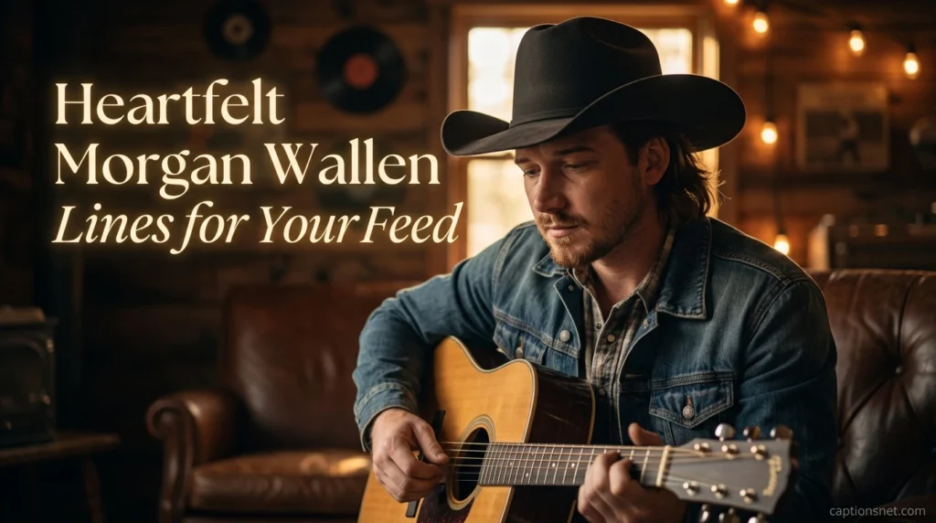 Heartfelt Morgan Wallen Lines for Your Feed