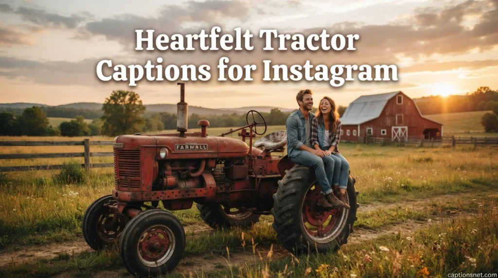 Heartfelt Tractor Captions for Instagram