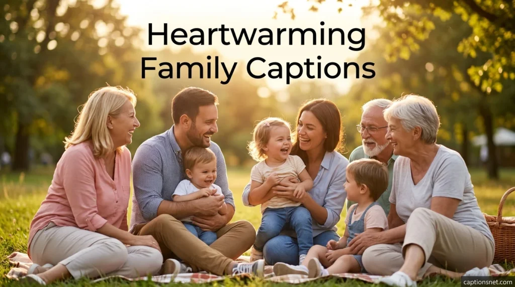Heartwarming Family Captions