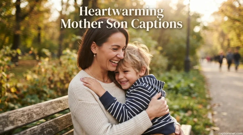 Heartwarming Mother Son Captions