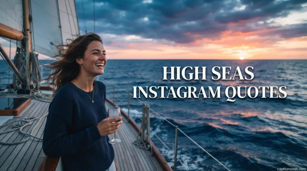 High Seas Instagram Quotes