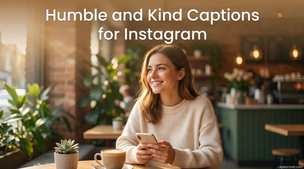 Humble and Kind Captions for Instagram