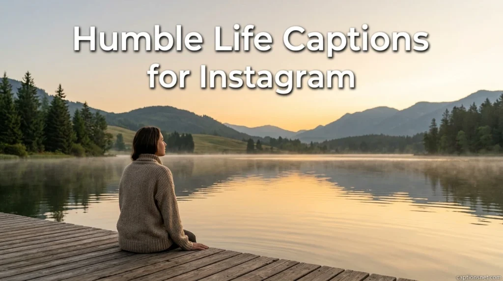 Humble Life Captions for Instagram