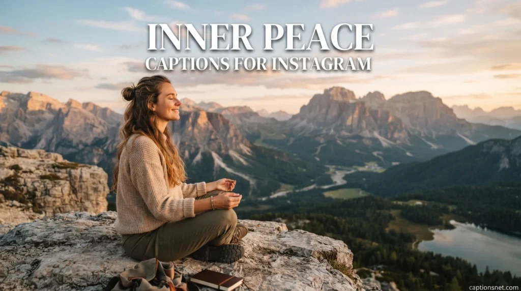 Inner Peace Captions For Instagram