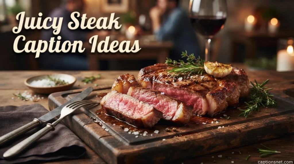 Juicy Steak Caption Ideas