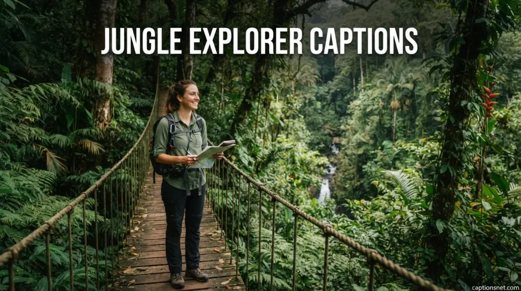 Jungle Explorer Captions