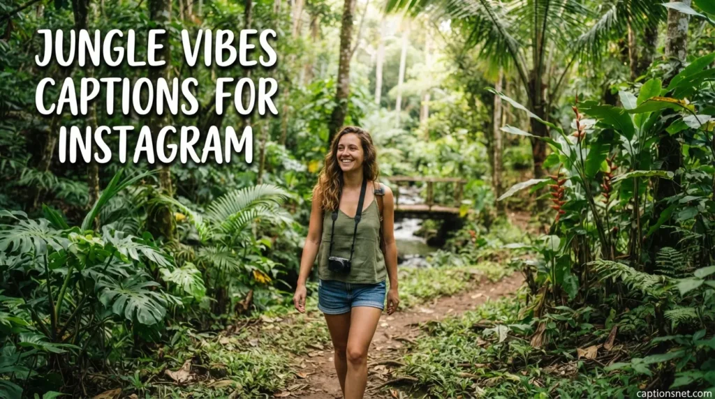 Jungle Vibes Captions for Instagram