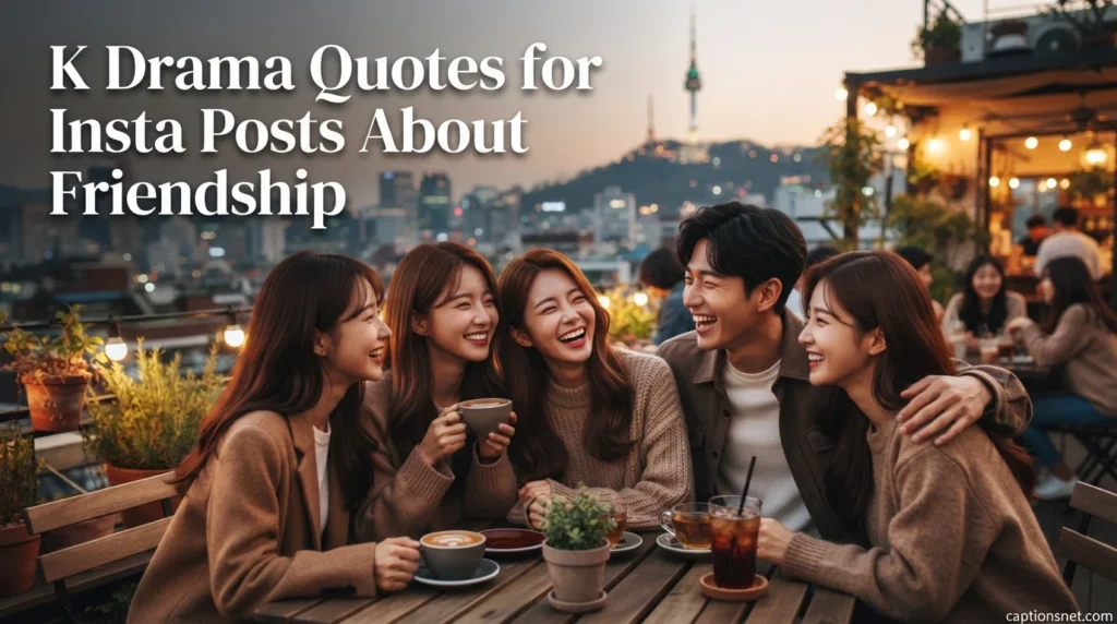 K Drama Quotes for Insta Posts About Friendship