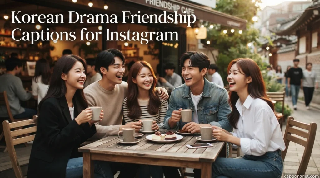 Korean Drama Friendship Captions for Instagram