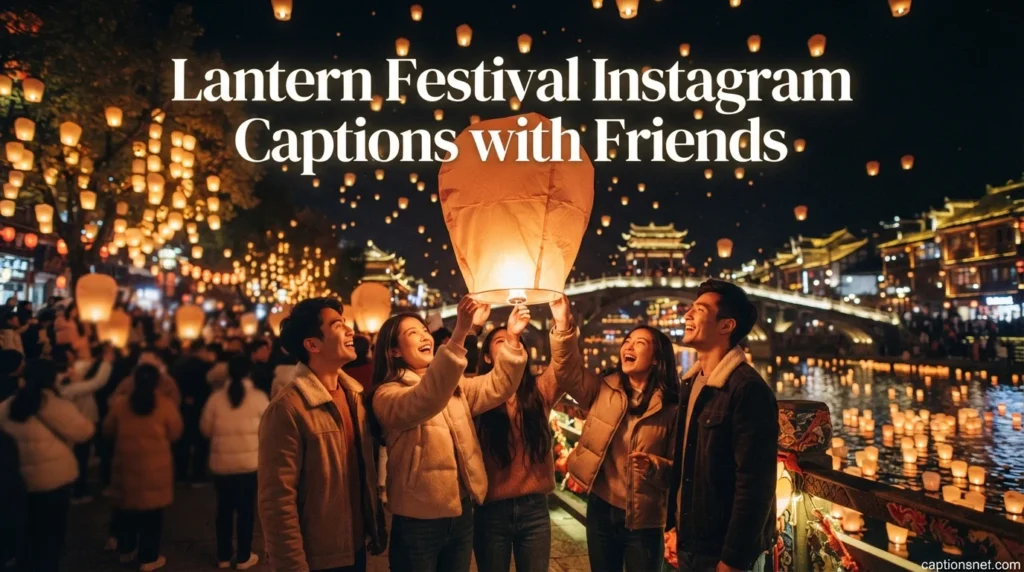 Lantern Festival Instagram Captions with Friends