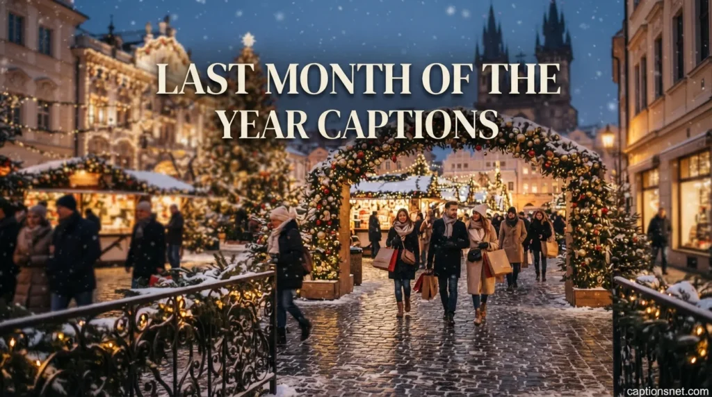 Last Month Of The Year Captions