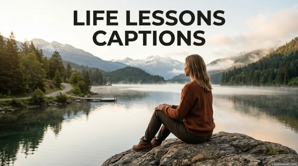 Life Lessons Captions