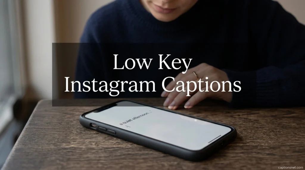 Low Key Instagram Captions