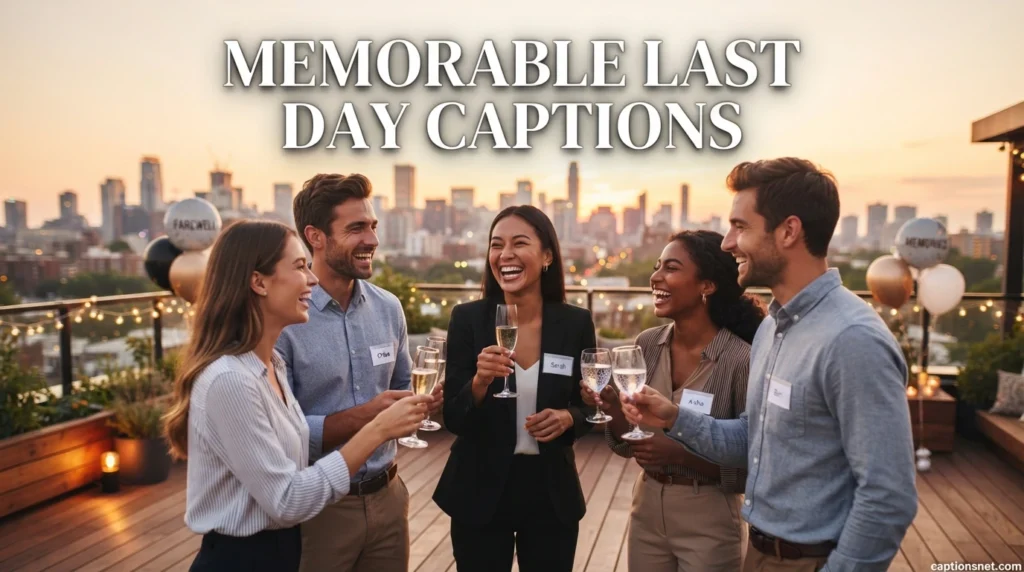 Memorable Last Day Captions