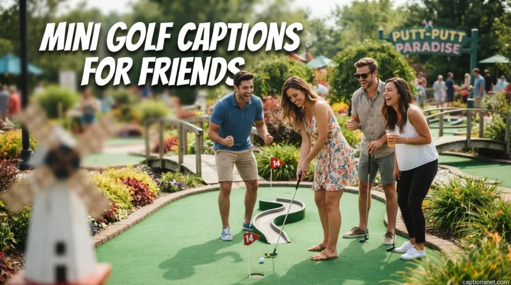 Mini Golf Captions for Friends