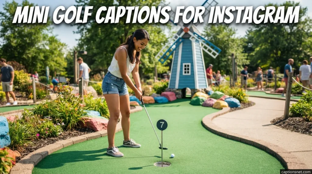 Mini Golf Captions for Instagram