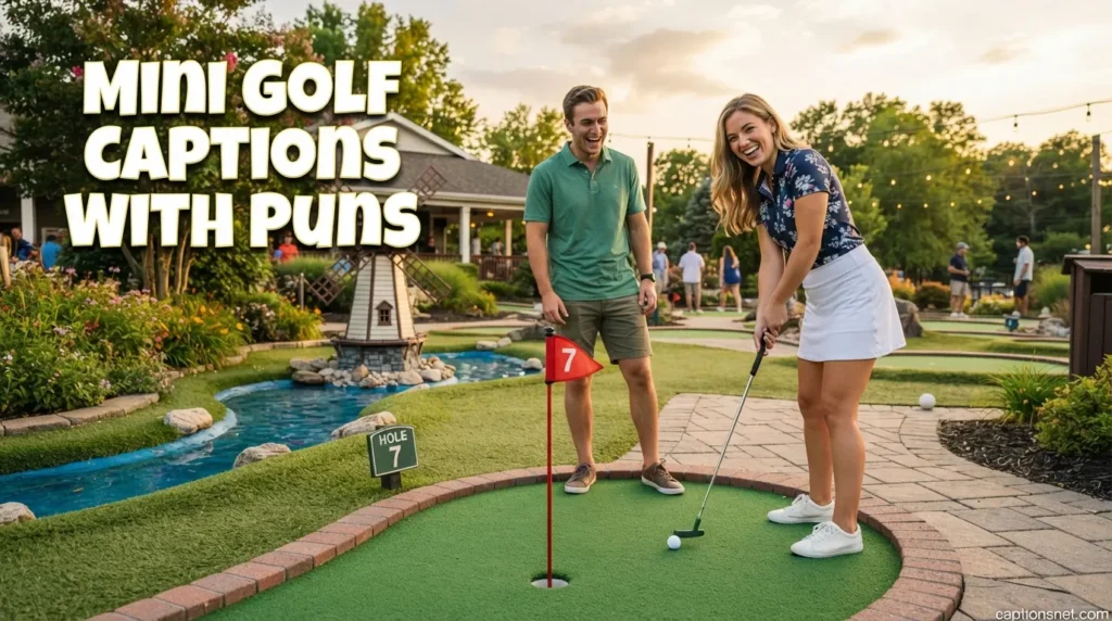 Mini Golf Captions with Puns