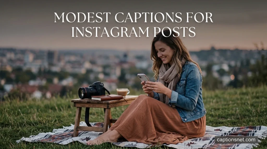 Modest Captions for Instagram Posts