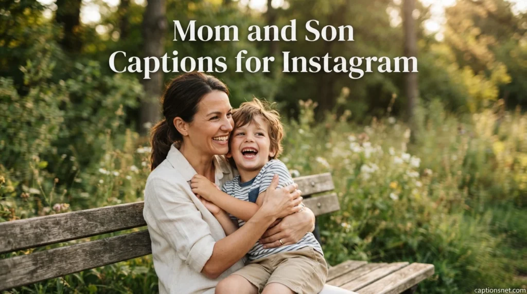Mom and Son Captions for Instagram