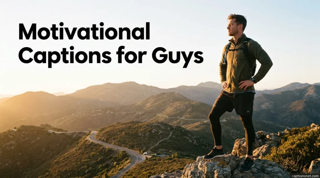 Motivational Captions for Guys