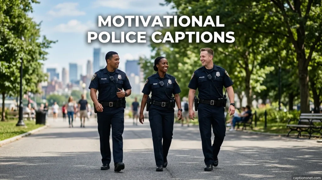 Motivational Police Captions