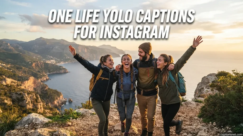 One Life Yolo Captions for Instagram