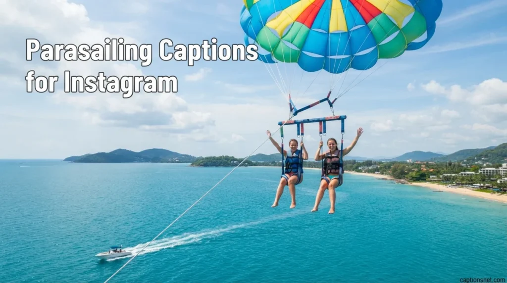 Parasailing Captions for Instagram
