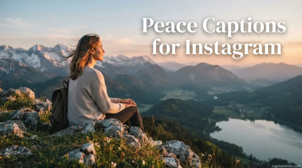 Peace Captions for Instagram