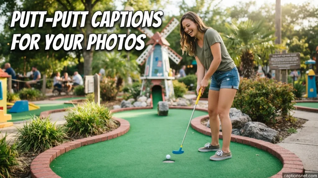 Putt-Putt Captions for Your Photos