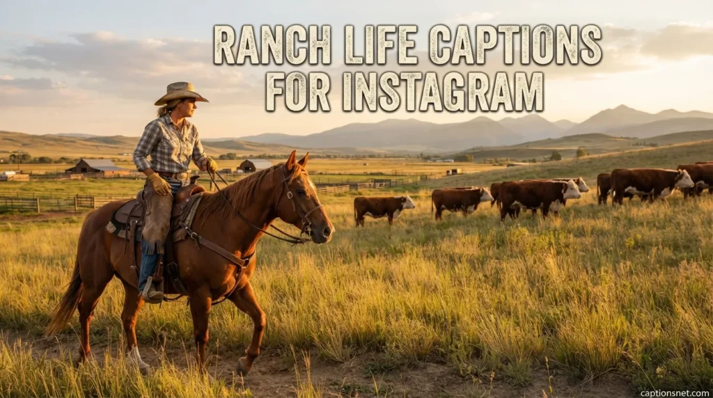 Ranch Life Captions for Instagram
