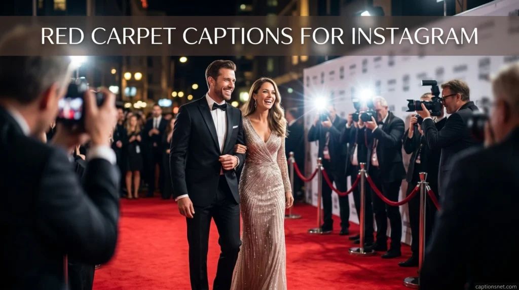 Red Carpet Captions for Instagram