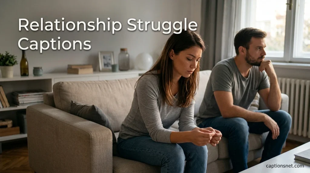 Relationship Struggle Captions