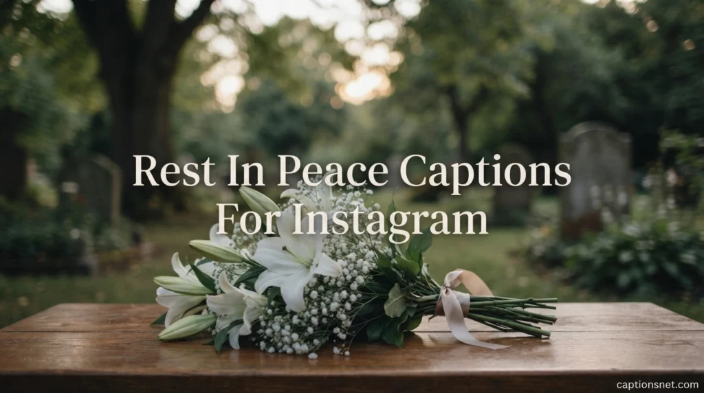 Rest In Peace Captions For Instagram