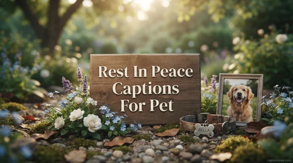 Rest In Peace Captions For Pet