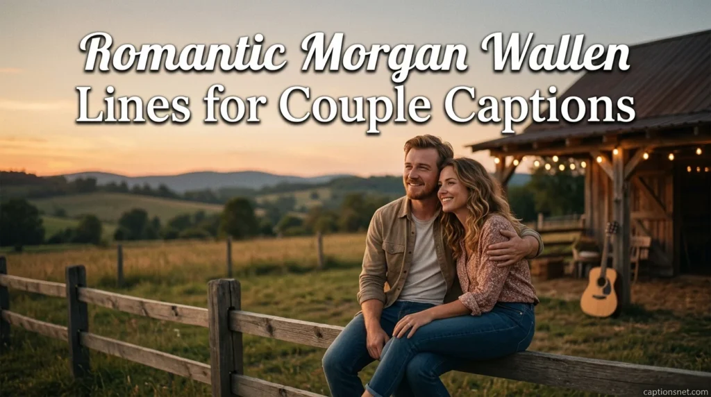 Romantic Morgan Wallen Lines for Couple Captions