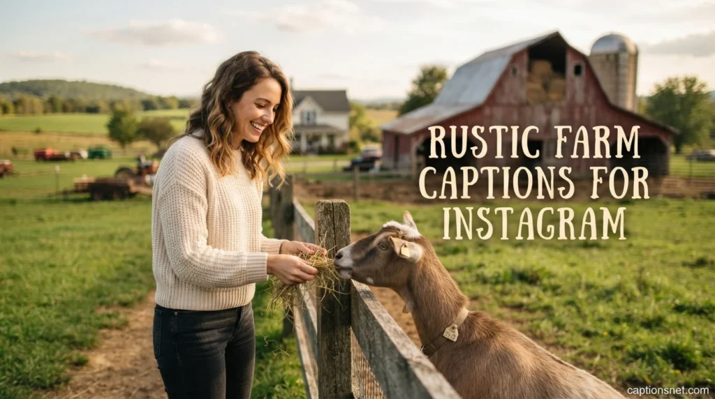 Rustic Farm Captions For Instagram