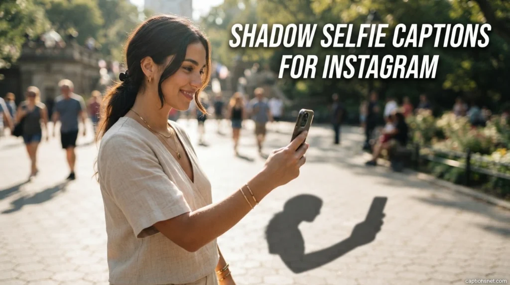 Shadow Selfie Captions for Instagram