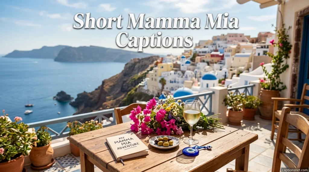 Short Mamma Mia Captions